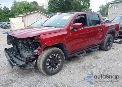 2022 Nissan Frontier Pro-4X 4X4 z USA, uszkodzony, nr VIN 1N6ED1EK0NN622535